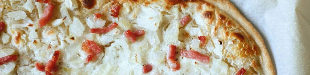 Rezept für elsässische Flammkuchen (Flammkuchen) 1 Flammekueche-Rezept-Elsass